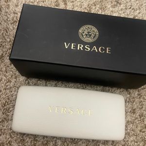 Versace box and glasses case